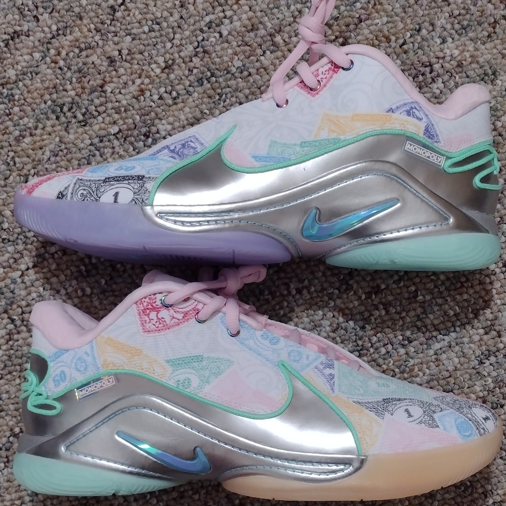 Nike  LeBron XXII X Monopoly 'Mr. Mogul' Pink Silver Mens Size 10.5